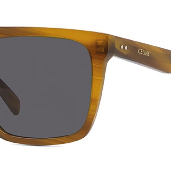 Celine CL40209I Havana Unisex Polarized Sunglasses - Picture 6 of 7